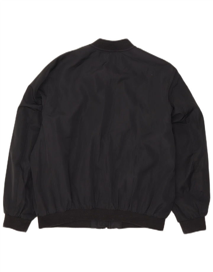 Zara Boys Bomber Jacket 13-14 anos preto poliéster