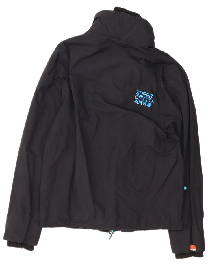 Jaqueta corta-vento masculina Superdry The Windcheater UK 40 grande nylon preto