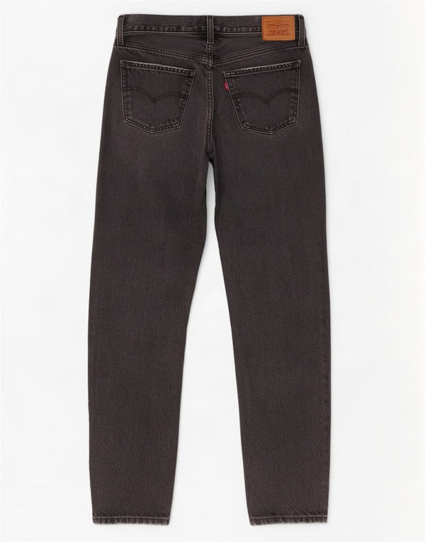 Calça jeans feminina Levi's Middy Straight W29 L31 cinza algodão