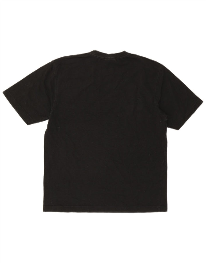 Camiseta masculina Lacoste tamanho superior 3 pequeno algodão preto