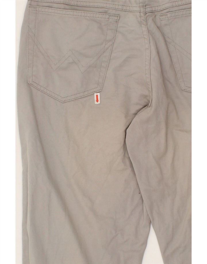 WRANGLER Mens Straight Casual Trousers W34 L26 Grey Cotton Vintage Wrangler and Second-Hand Wrangler from Messina Hembry 