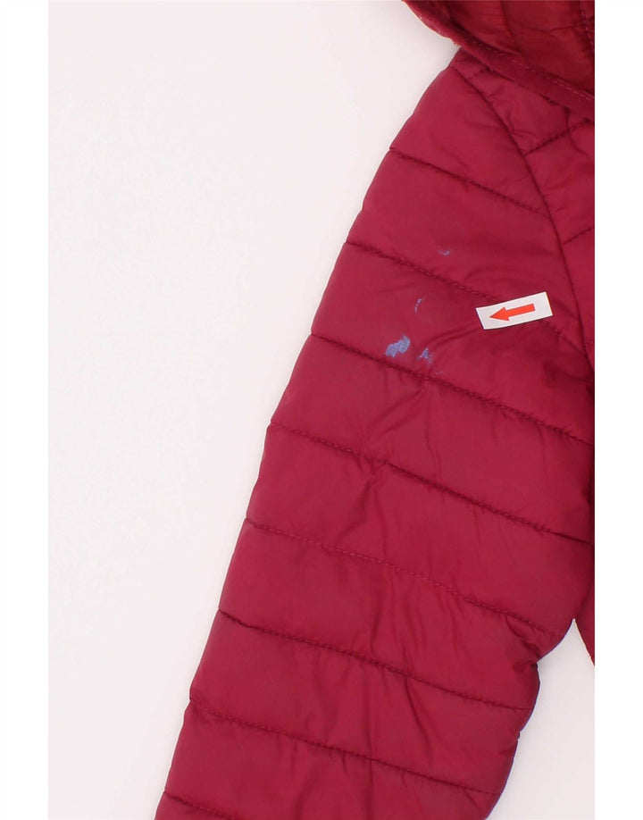 Jaqueta acolchoada com capuz para meninas Berghaus 5-6 anos poliéster rosa