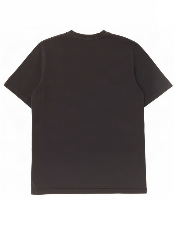 Adidas Mens Graphic T-Shirt Top Grande Algodão Preto