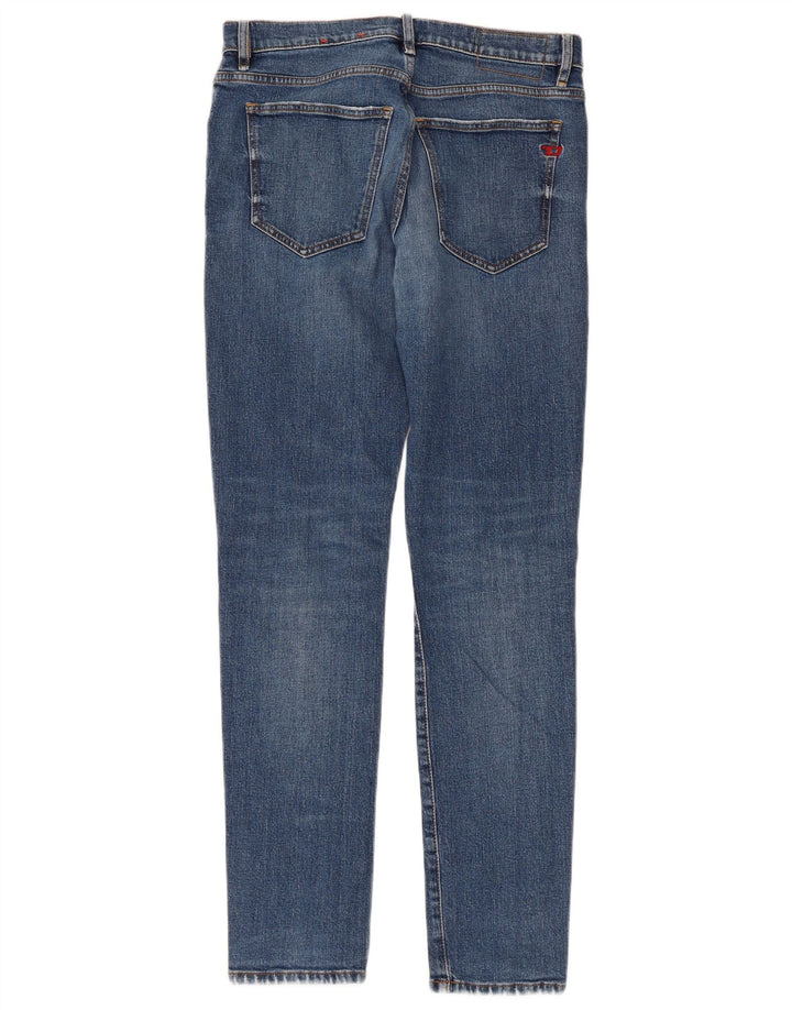 Jeans Slim Feminino Diesel W32 L30 Azul Algodão