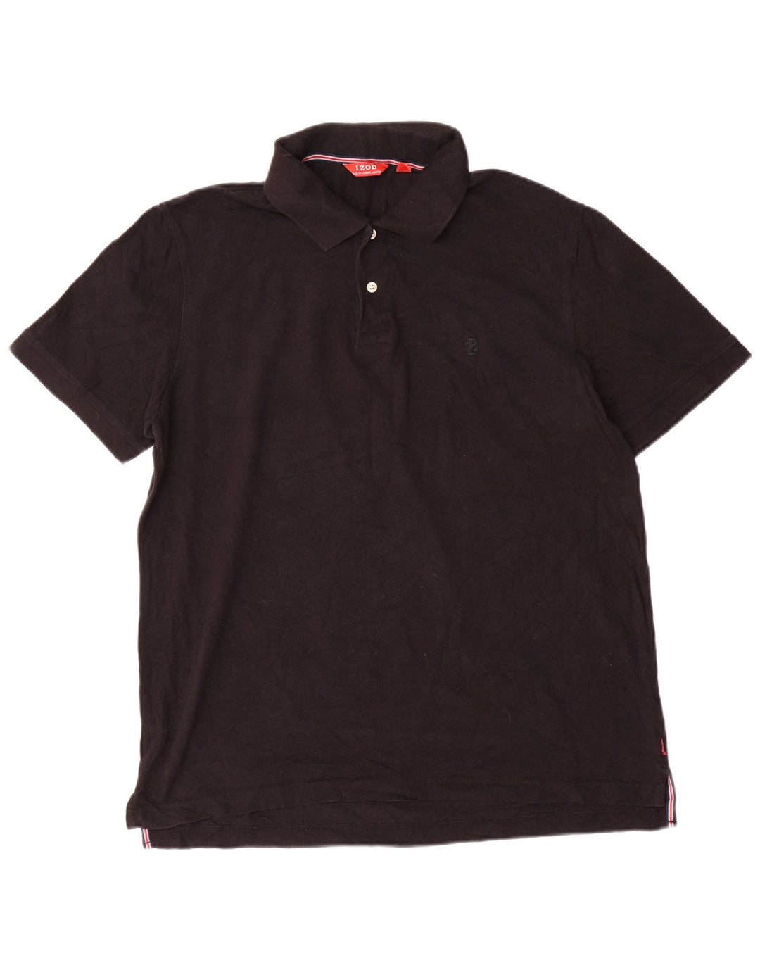 Camisa polo masculina IZOD Slim Fit XL algodão preto