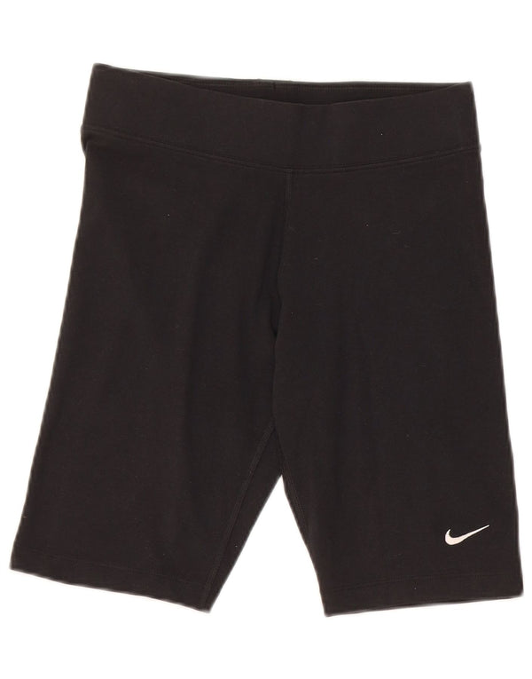 Shorts esportivos femininos Nike UK 10 pequenos pretos