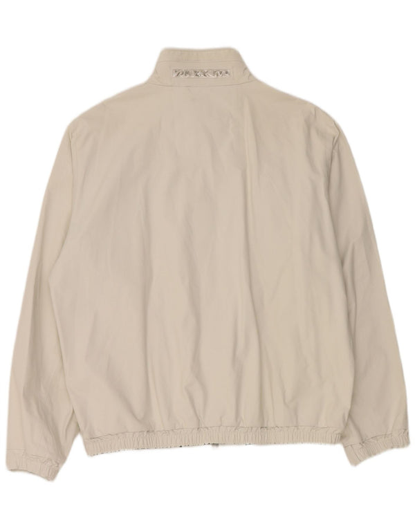 Jaqueta de chuva masculina Slam UK 44 2XL nylon branco