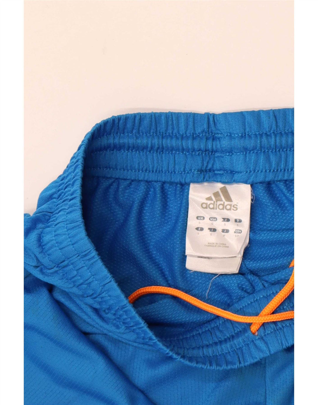 Shorts esportivos gráficos masculinos Adidas pequeno azul poliéster
