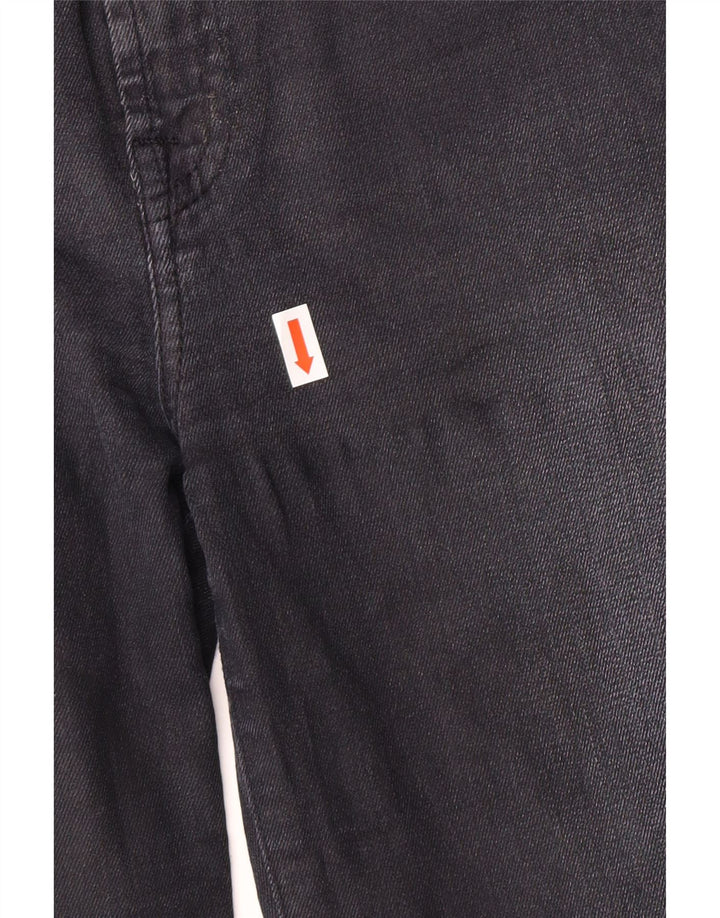 7 FOR ALL MANKIND Jeans skinny feminino W32 L29 algodão preto