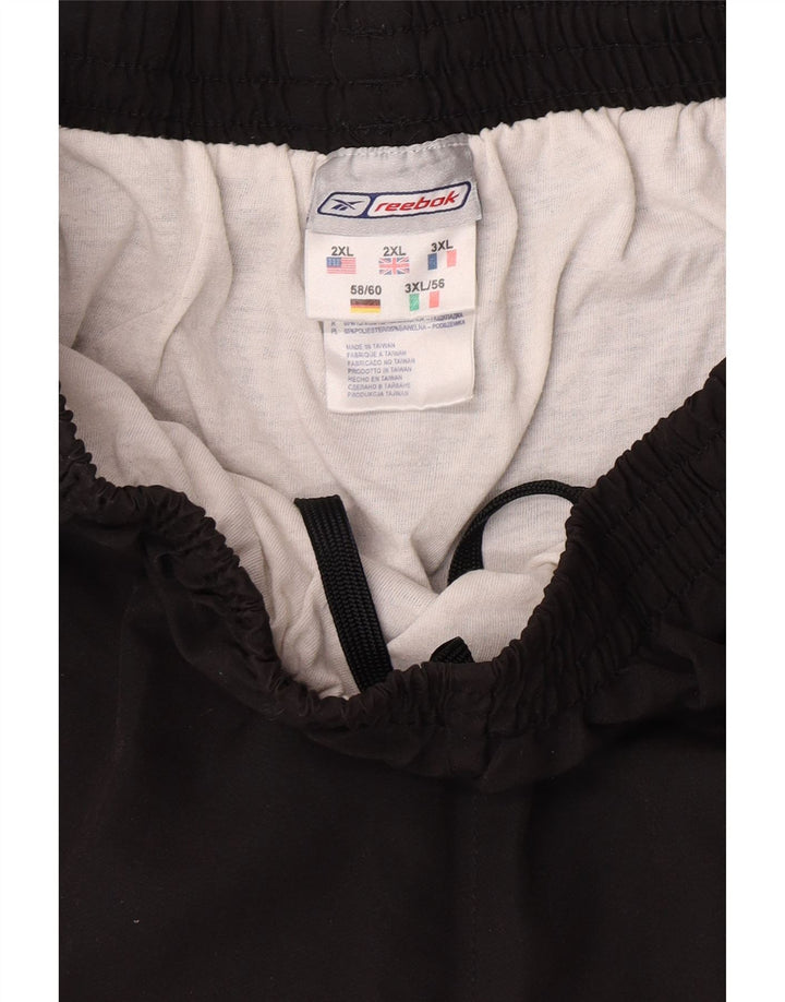 Shorts esportivos masculinos Reebok 2XL poliéster preto