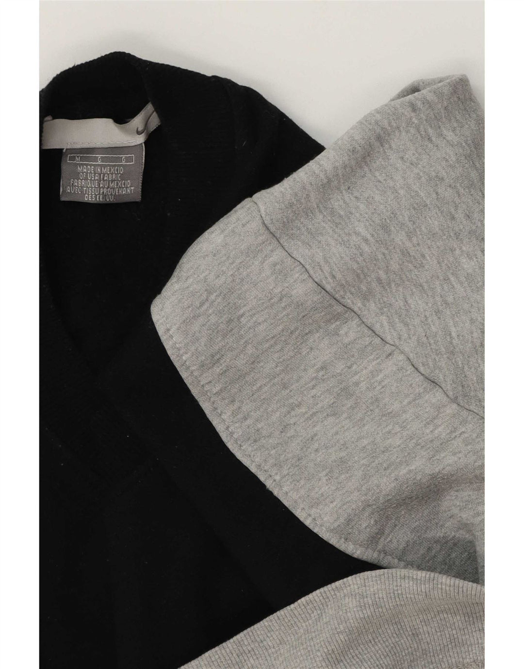 Nike feminino gráfico moletom jumper UK 14 médio preto colorblock