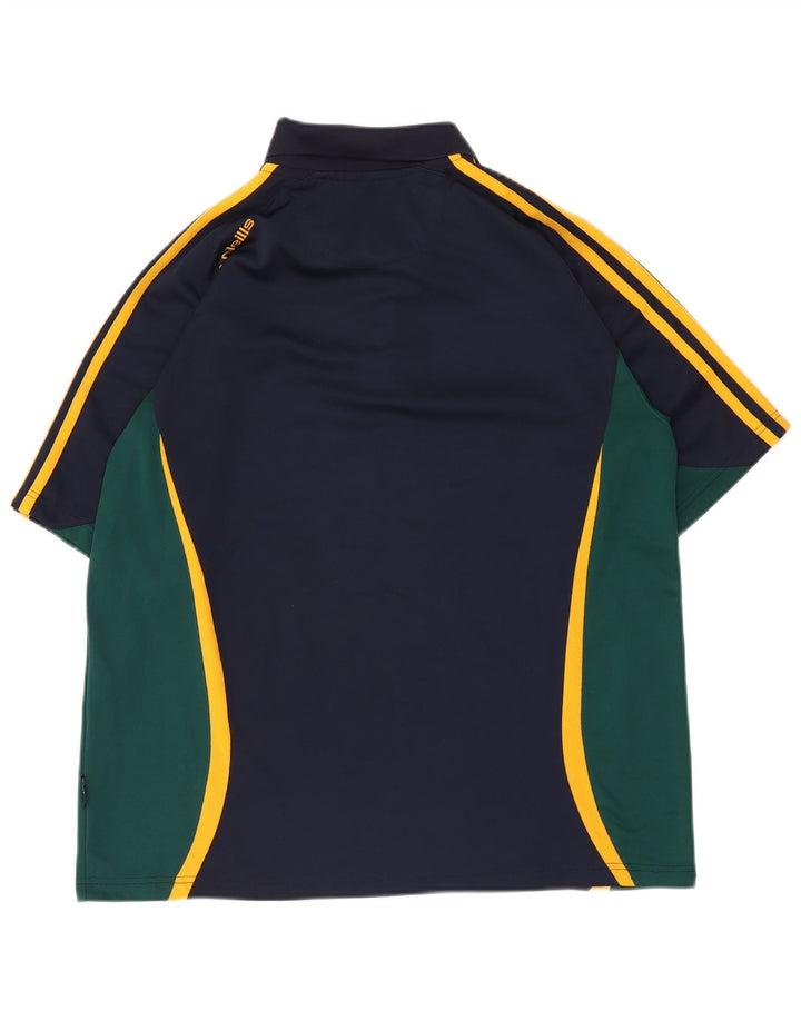 Camisa polo masculina O'Neills XL azul marinho colorblock poliéster