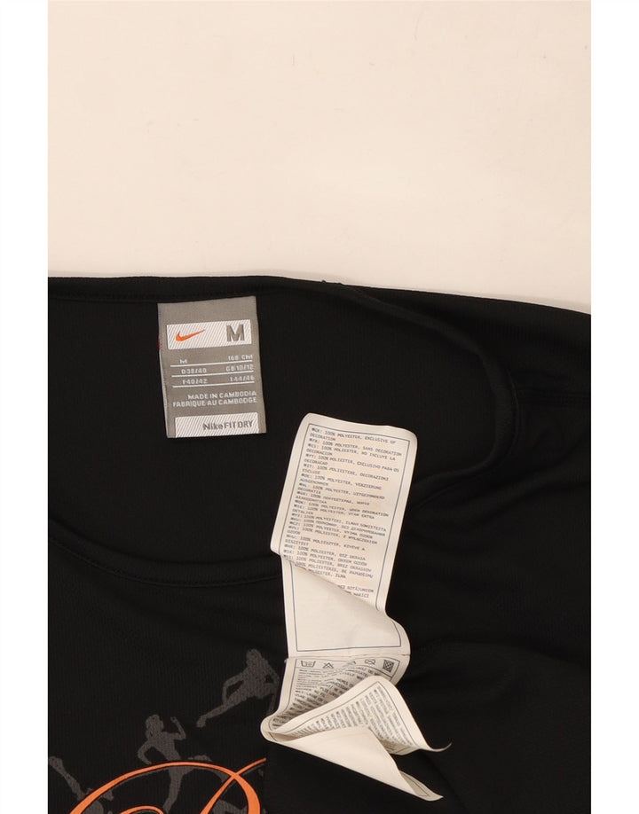 Camiseta Nike Feminina Graphic Top UK 10/12 Médio Preto Poliéster