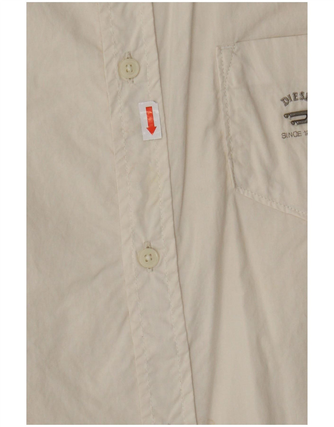 Diesel Camisa Menino 11-12 Anos Grande Branco