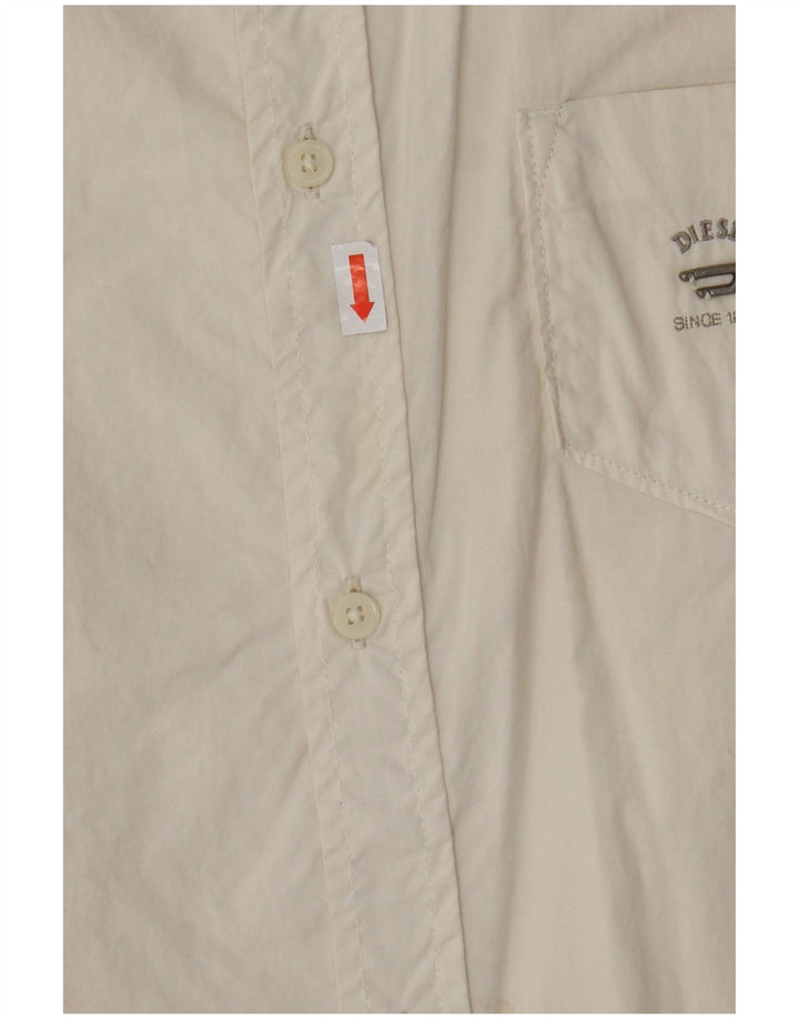 Diesel Camisa Menino 11-12 Anos Grande Branco