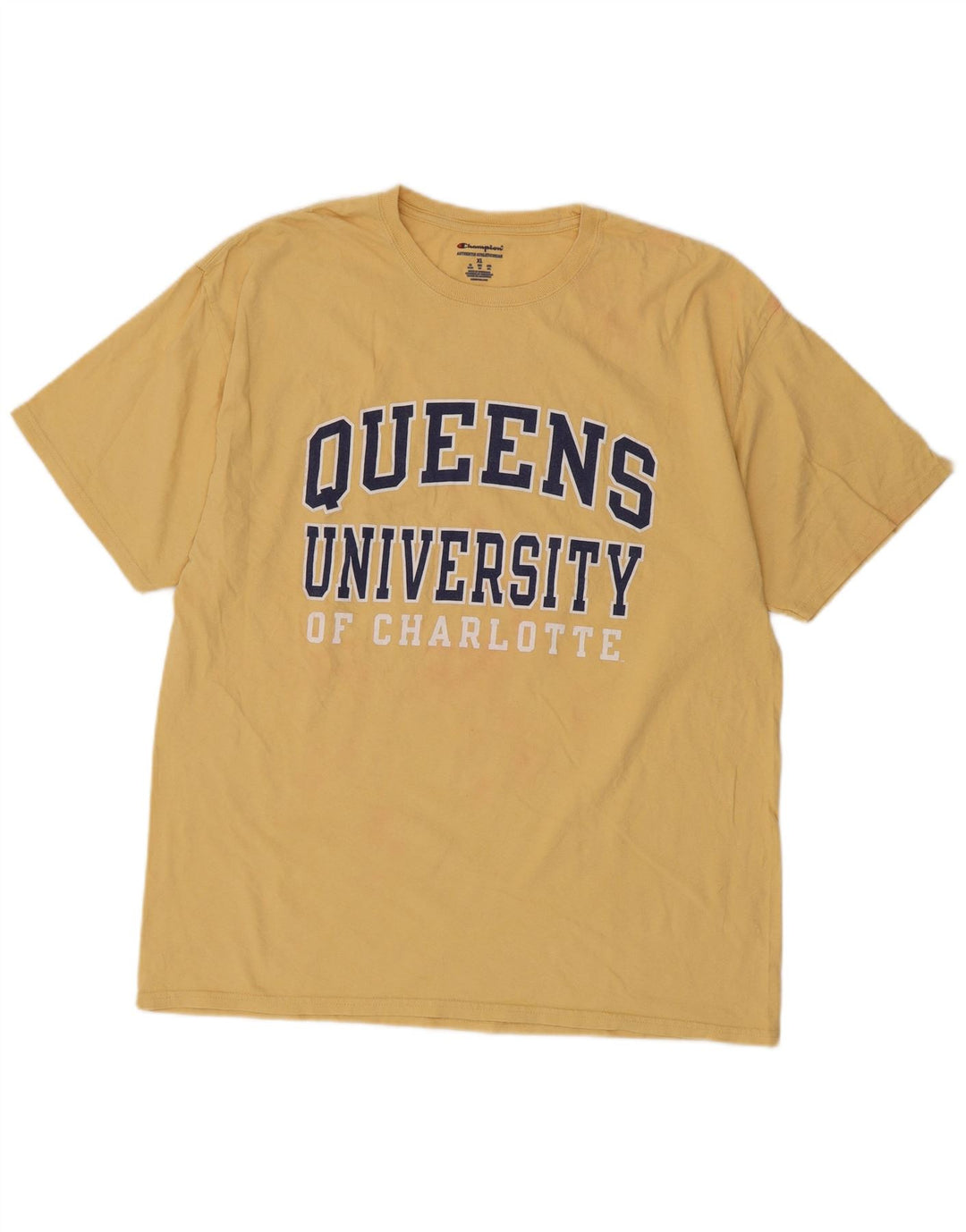 Camiseta gráfica masculina Champion XL amarelo