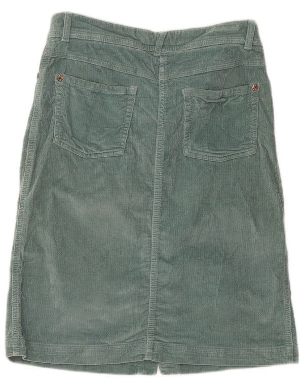 Saia de veludo Timberland feminino IT 46 grande W34 algodão verde