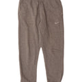 Calça de treino masculina NIKE Joggers pequeno cinza manchado de algodão