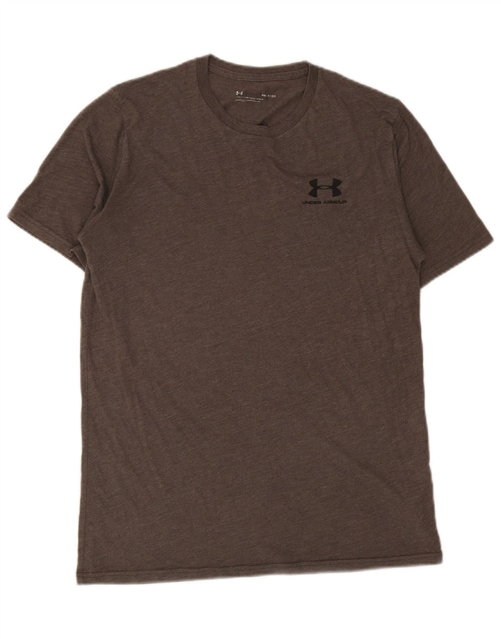 Camiseta masculina Under Armour pequena cinza