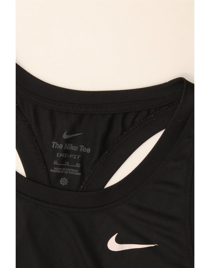 NIKE Masculino Dri Fit Colete Top XL Preto