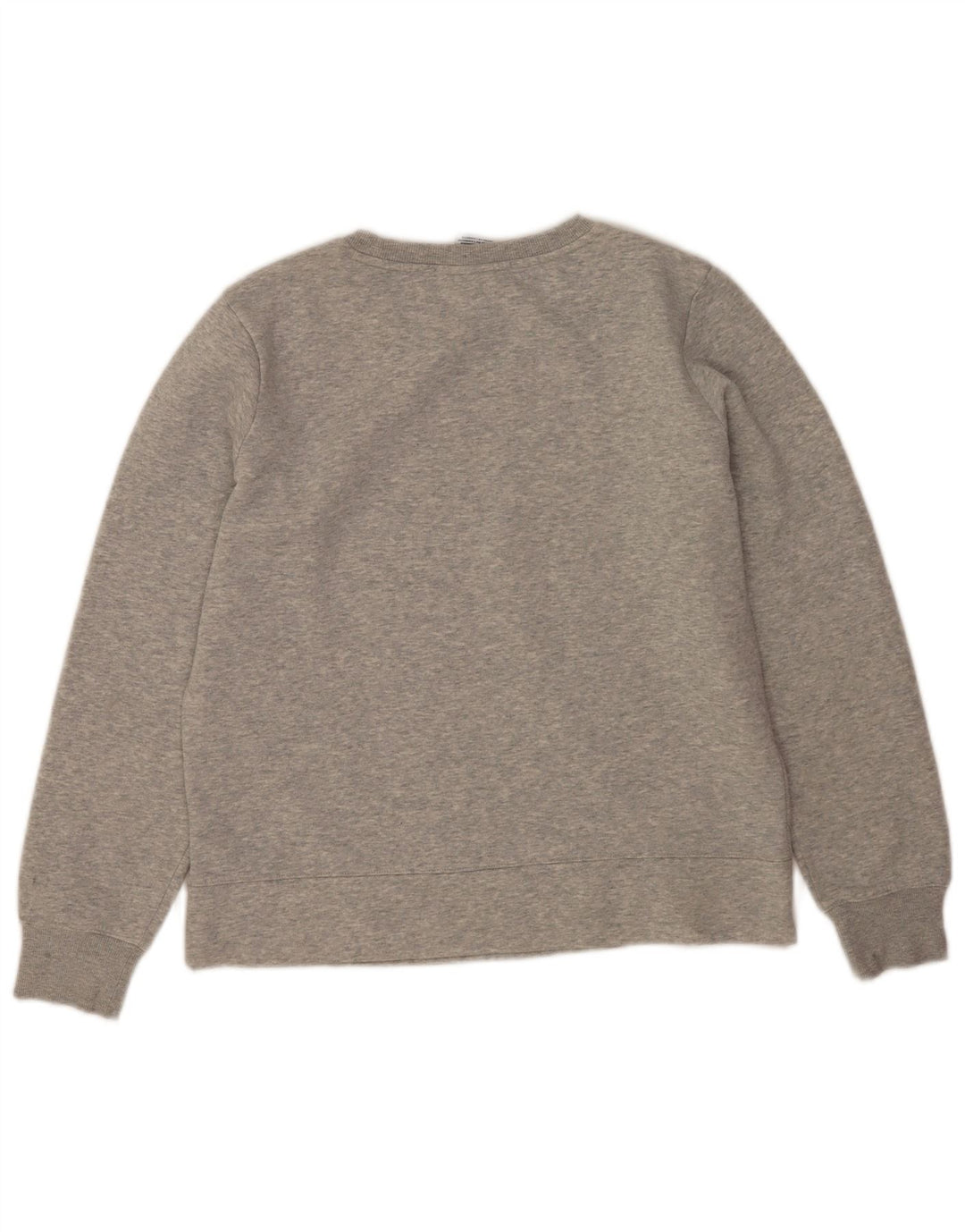Champion moletom gráfico feminino jumper UK 14 cinza médio manchado