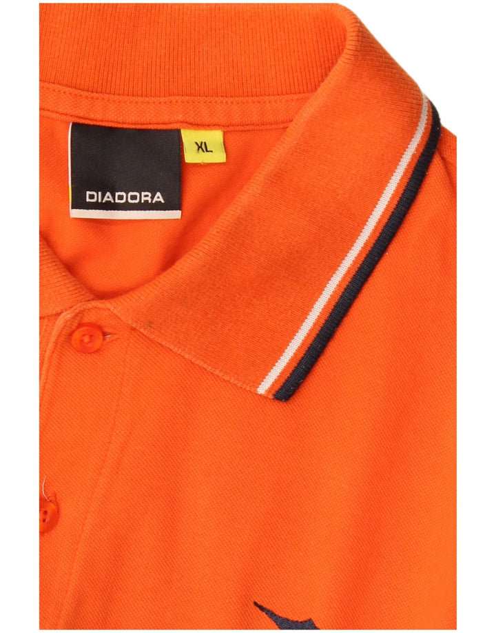 Camisa polo masculina DIADORA XL laranja