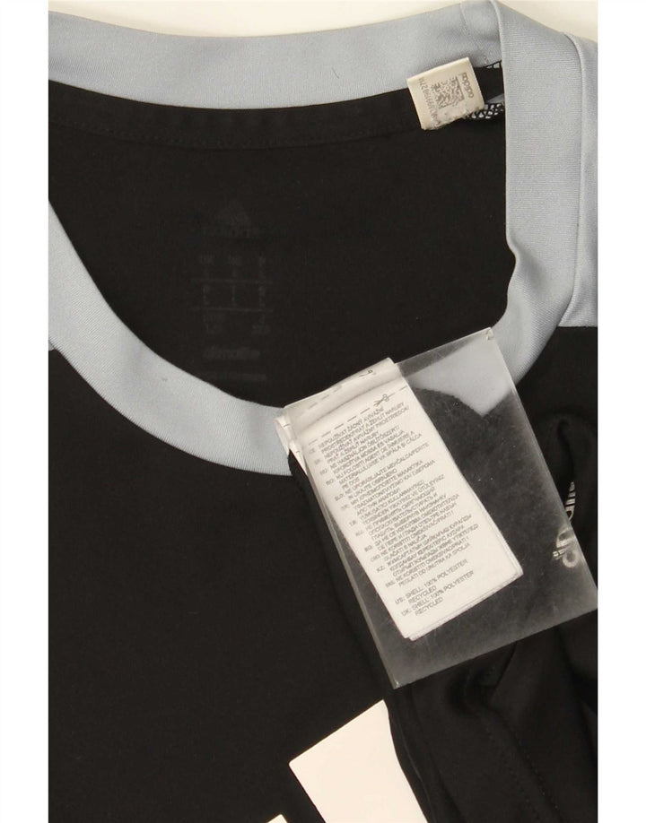 Camiseta Adidas Masculina Climalite Graphic Top Grande Preto Colorblock Poliéster