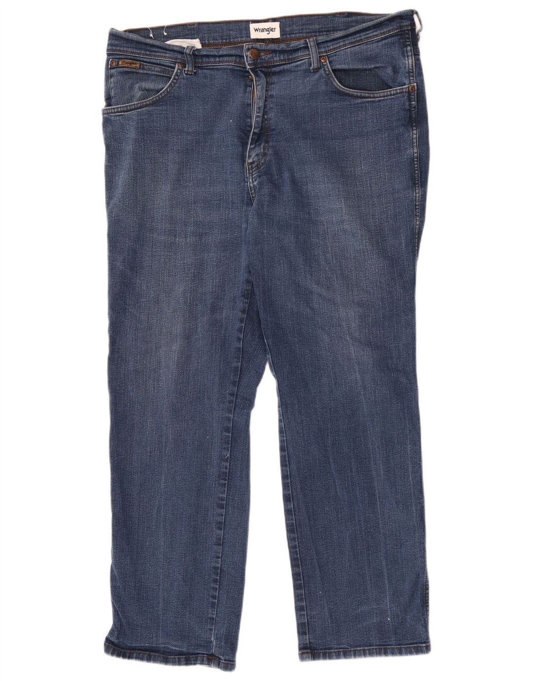 Wrangler Masculino Texas Straight Jeans W40 L30 Azul Algodão