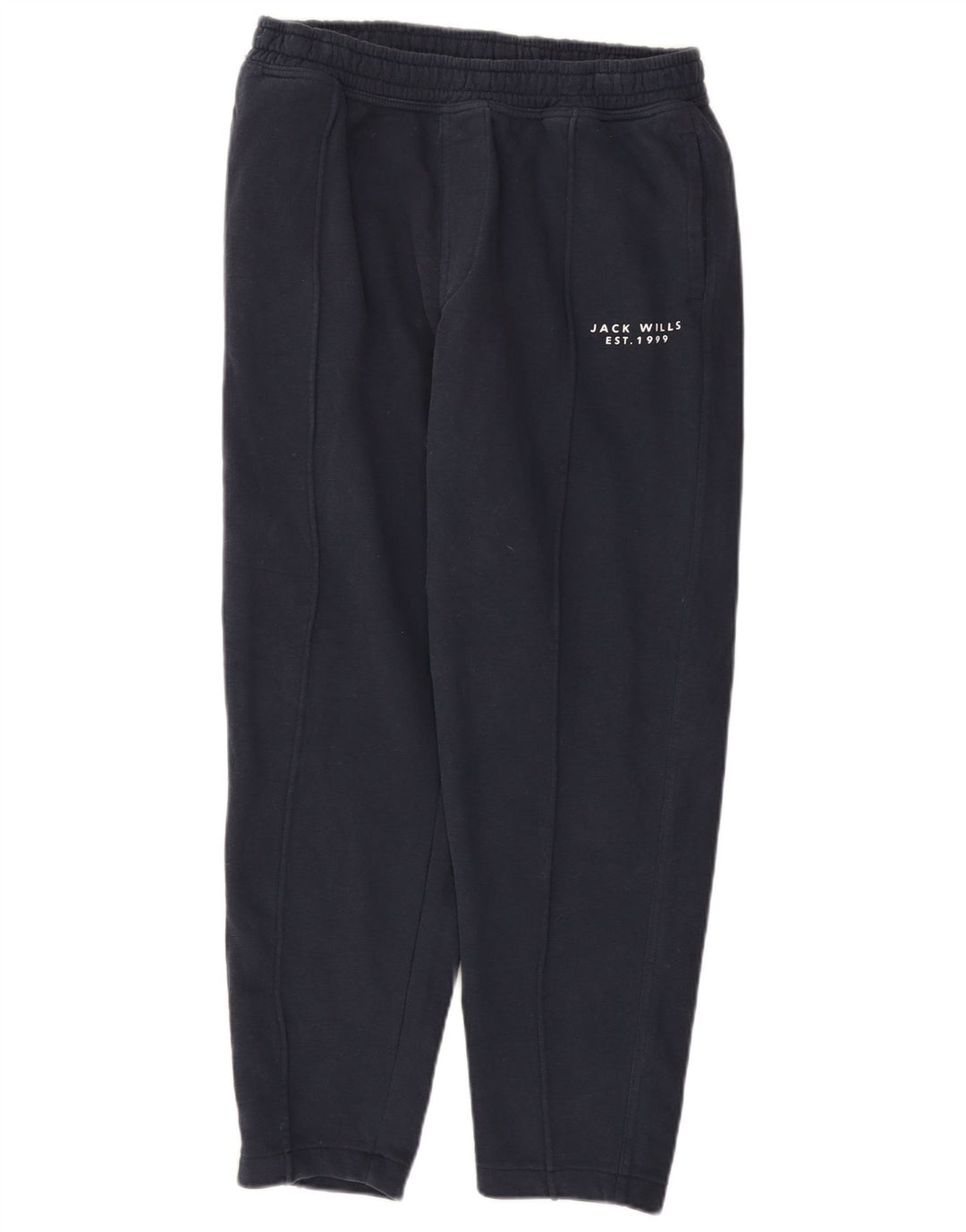 Calça de treino masculina Jack Wills grande algodão azul marinho