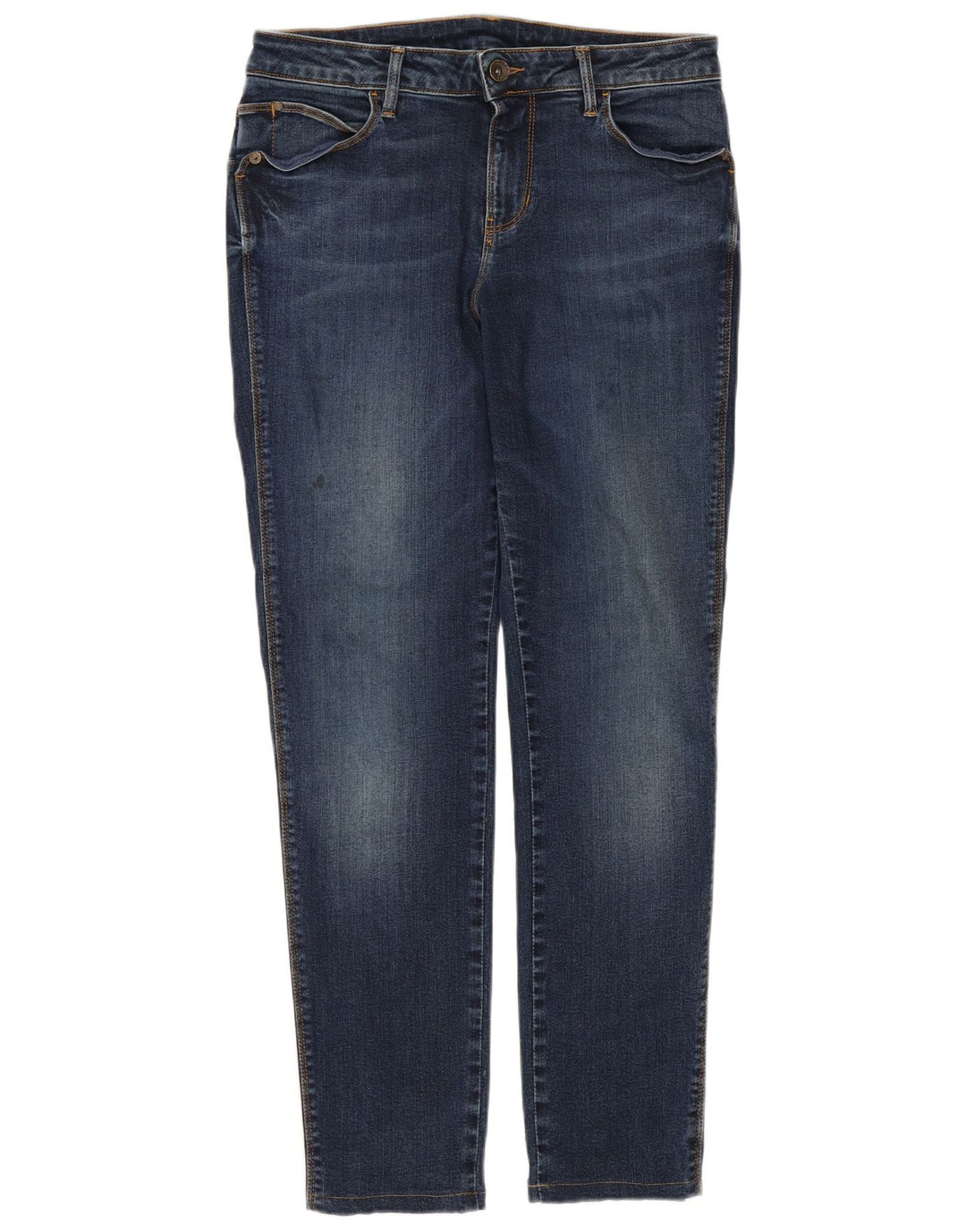 Guess Jeans Slim Feminino W26 L26 Azul Marinho