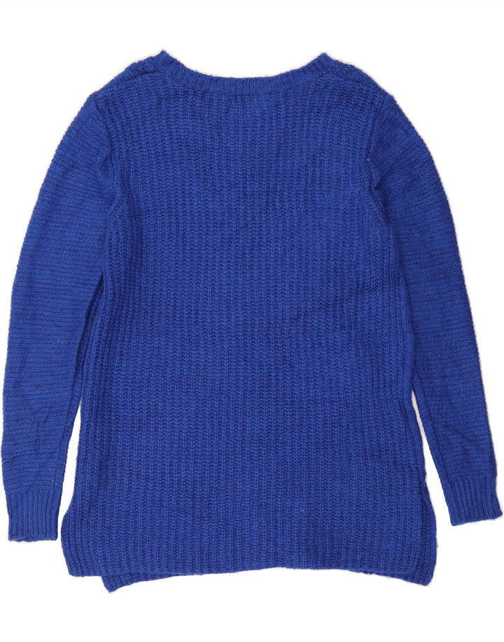 MOSSIMO Womens Boat Neck Jumper Sweater UK 18 XL Blue Acrylic Vintage Mossimo and Second-Hand Mossimo from Messina Hembry 