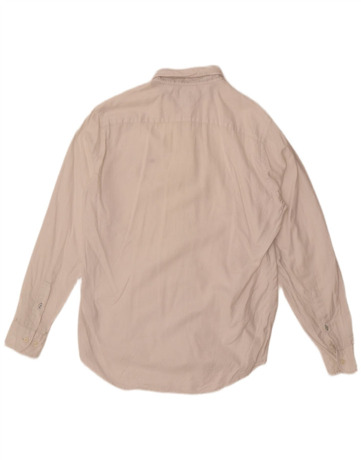 Camisa masculina Tommy Hilfiger New York Fit médio algodão branco