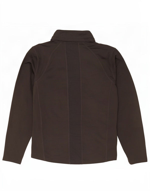Mountain Warehouse Camiseta masculina IsoCool com zíper e manga comprida cinza médio