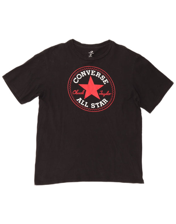 Camiseta Converse Mens Chuck Taylor Graphic Top Médio Preto