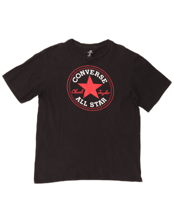 Camiseta Converse Mens Chuck Taylor Graphic Top Médio Preto