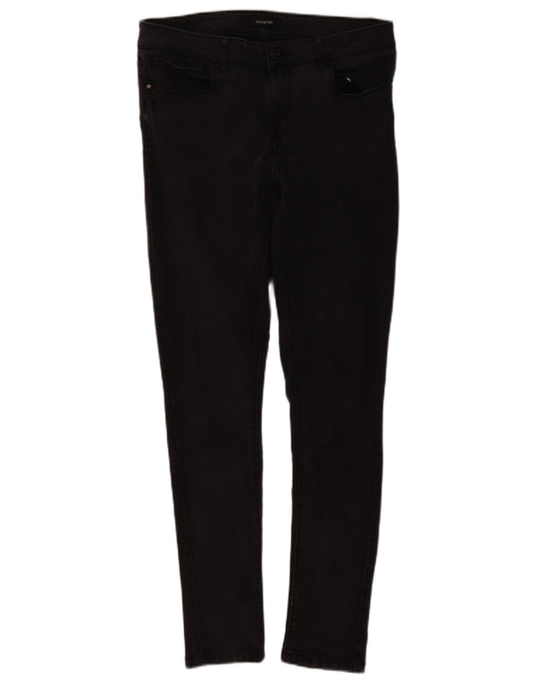 Jeans skinny feminino Marks & Spencer Reino Unido 12 médio W32 L30 preto