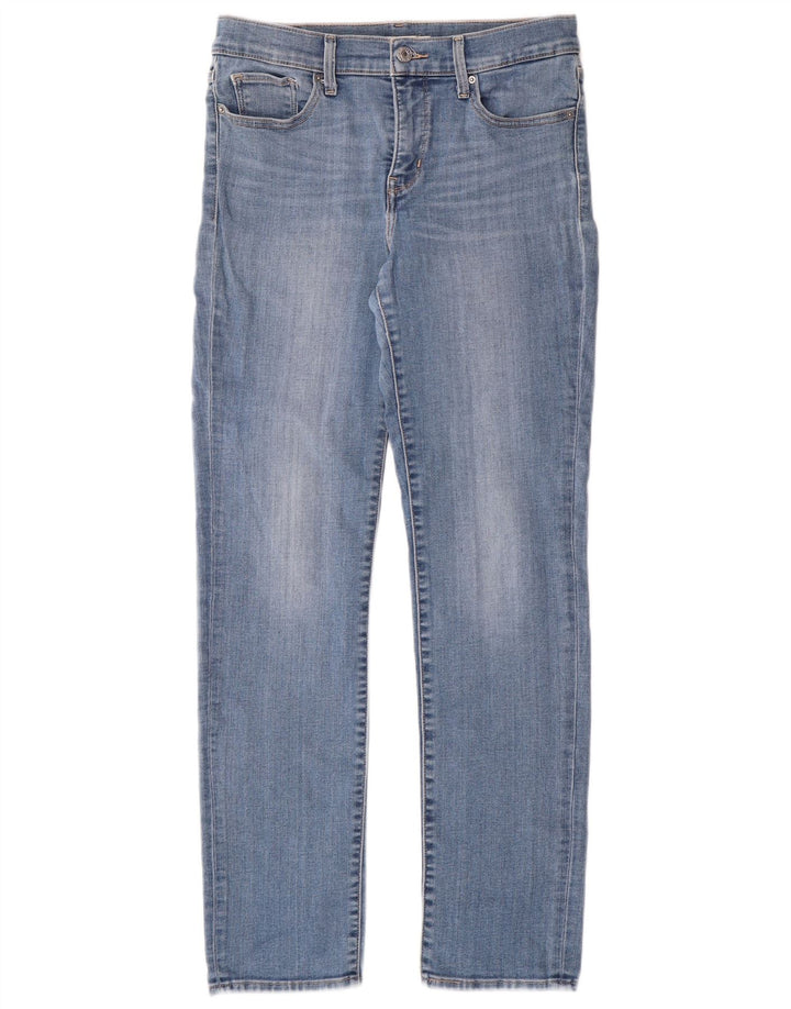 Jeans retos femininos Levi's W29 L30 algodão azul