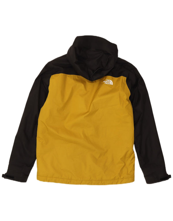 Jaqueta corta-vento masculina com capuz The North Face UK 40 grande bloco colorido preto