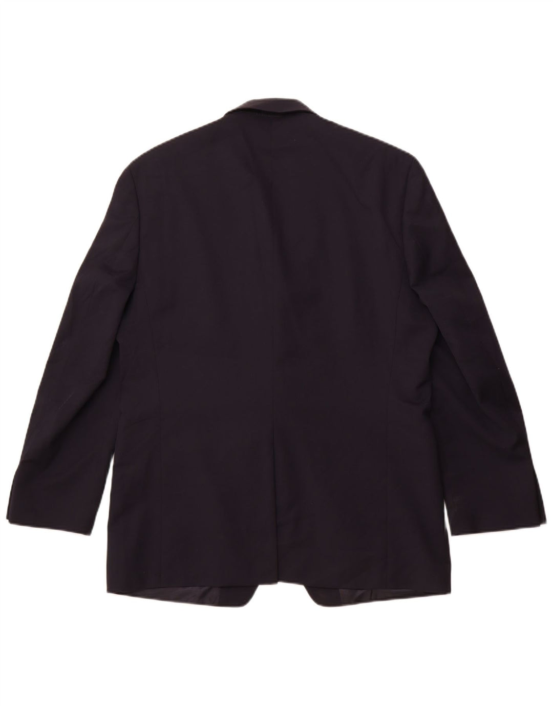 Jaqueta blazer masculina Chaps Longline 2 botões Reino Unido 42 XL lã azul marinho