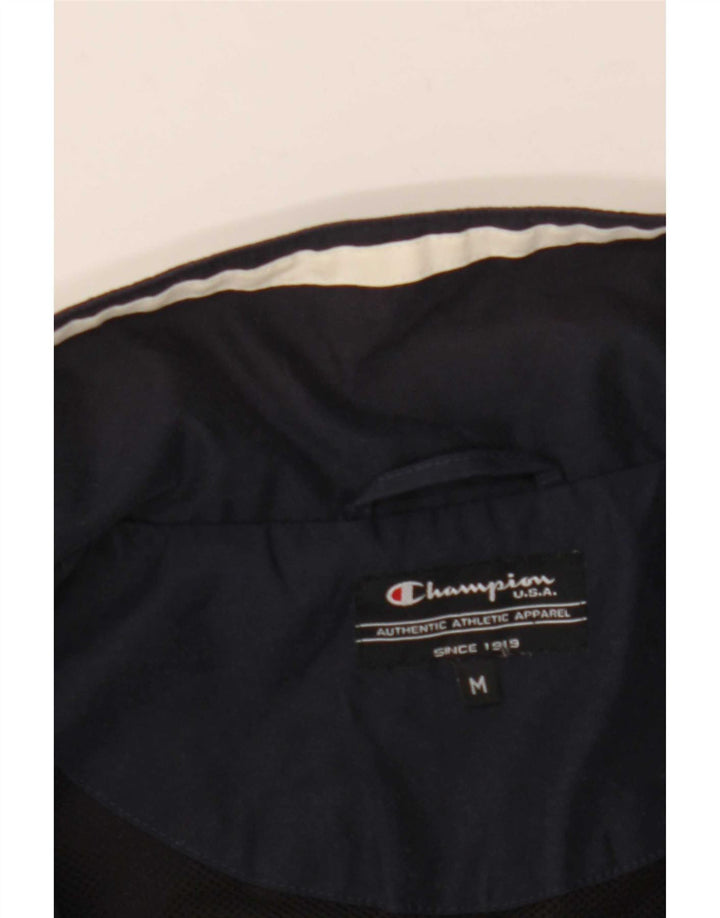 Jaqueta masculina de agasalho Champion médio preto colorblock