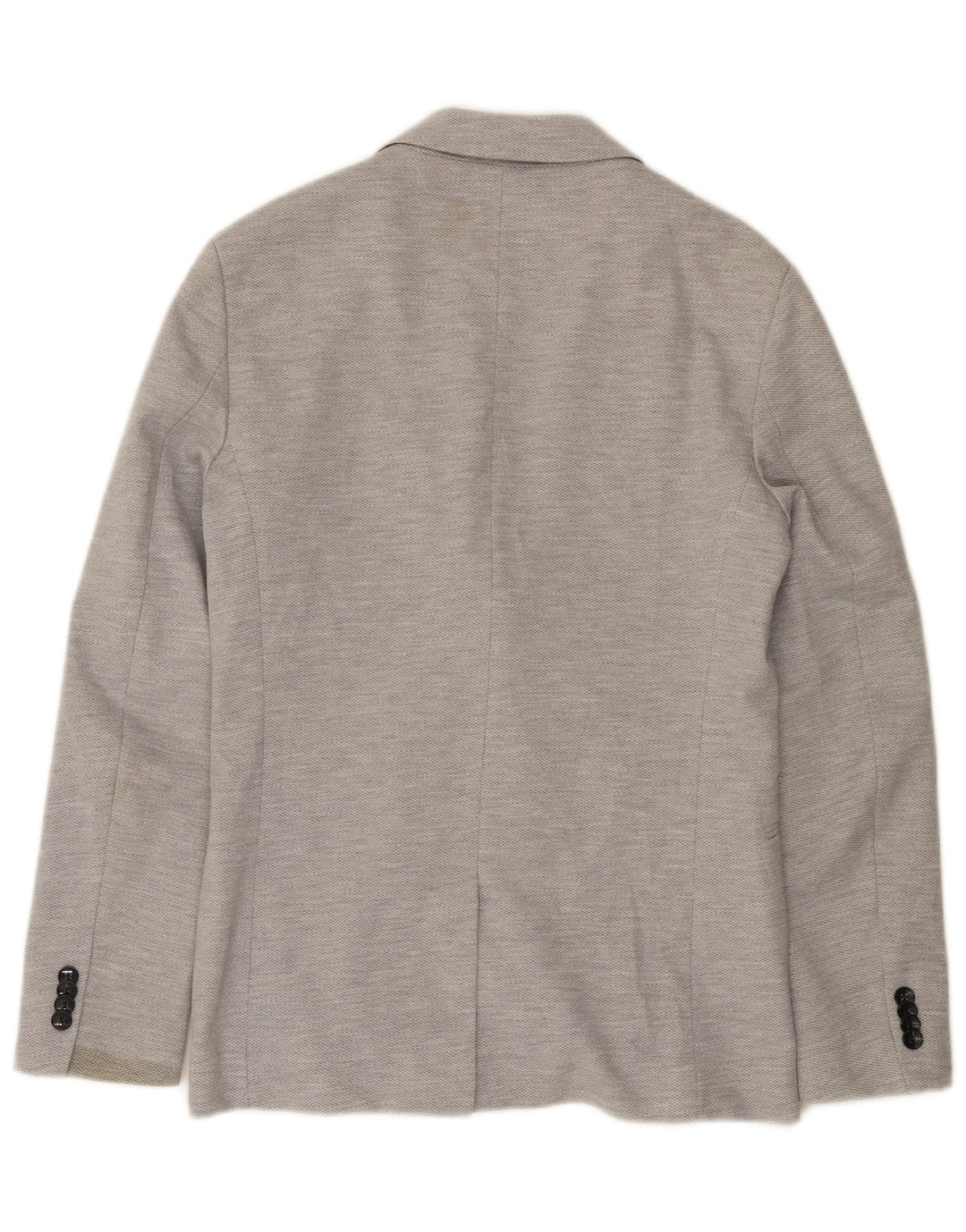 Jaqueta blazer masculina Zara com 2 botões Reino Unido 38 cinza médio