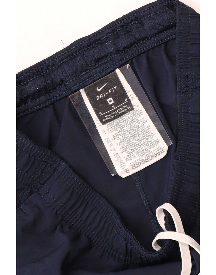 Shorts esportivos masculinos Nike Dri Fit médio azul marinho poliéster