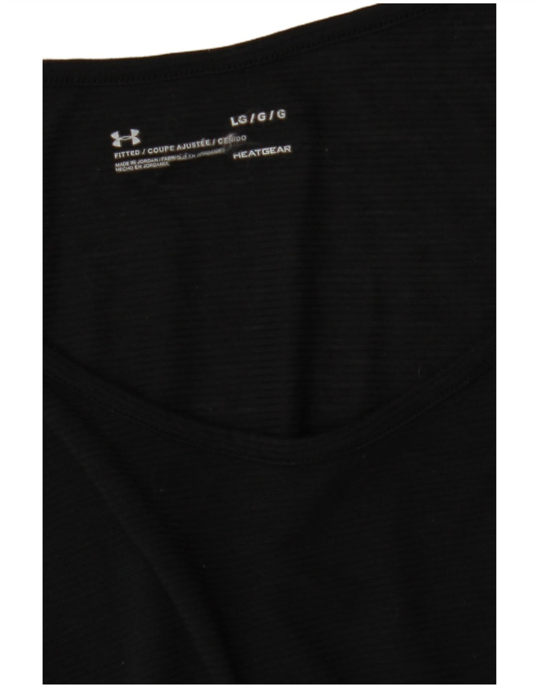 Colete masculino Under Armour Heat Gear Top grande preto
