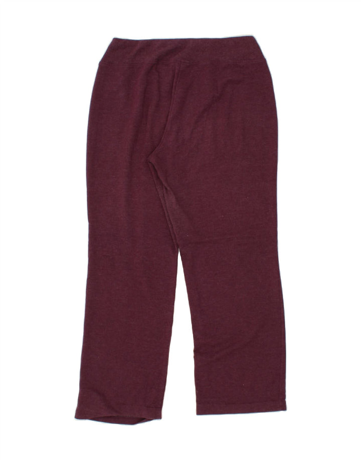 EDDIE BAUER Womens Tracksuit Trousers UK 16 Large Purple Cotton Vintage Eddie Bauer and Second-Hand Eddie Bauer from Messina Hembry 