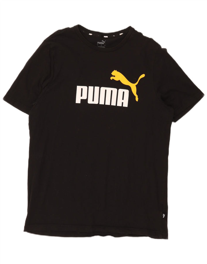 Puma Camiseta Masculina Graphic Top Grande Preto