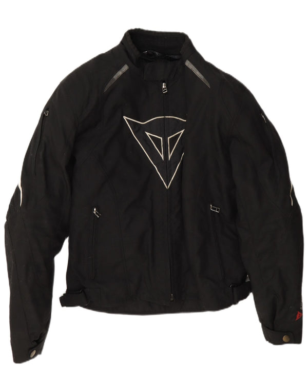Jaqueta Dainese Mens Graphic Biker EU 48 Médio Preto Colorblock Motocicleta