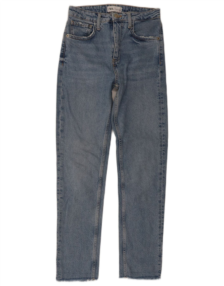 ZARA Jeans Slim Feminino EU 34 2XS W24 L27 Azul