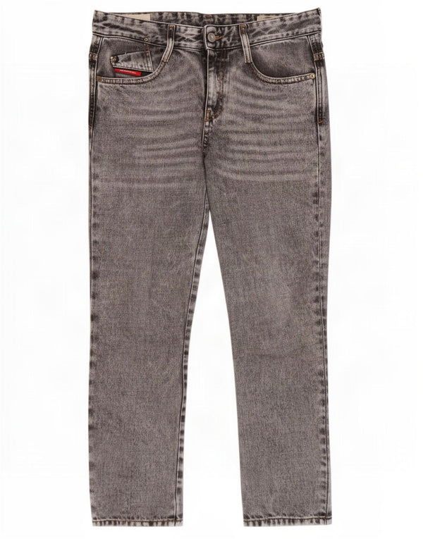 Diesel feminino D-Rifty cintura baixa jeans slim W28 L30 algodão cinza