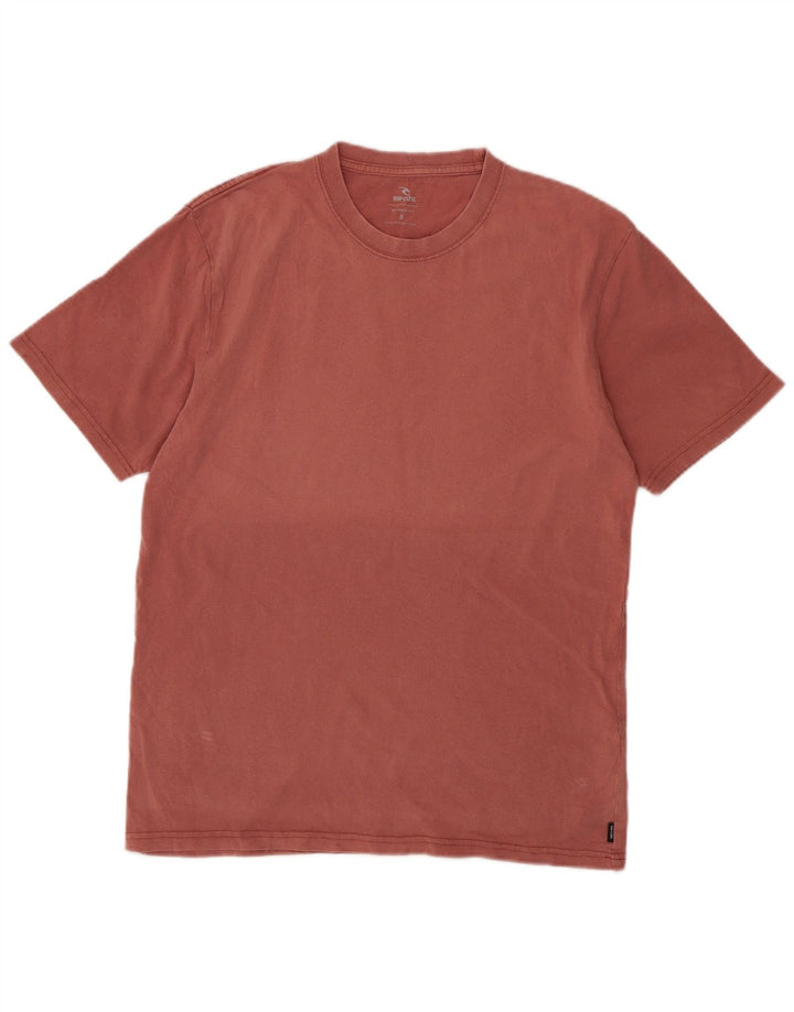 Rip Curl Camiseta Masculina Relaxed Fit Top Pequeno Algodão Rosa