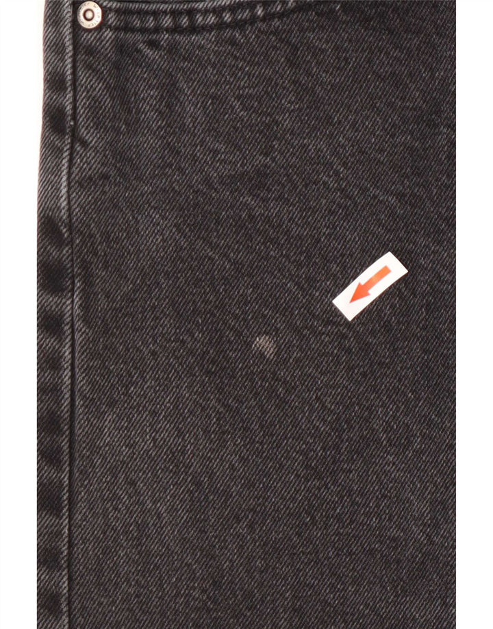 Wrangler Mens Straight Jeans W31 L30 Cinza Algodão